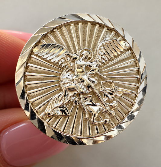 ✨ San Miguel Arcángel Statement Ring ✨